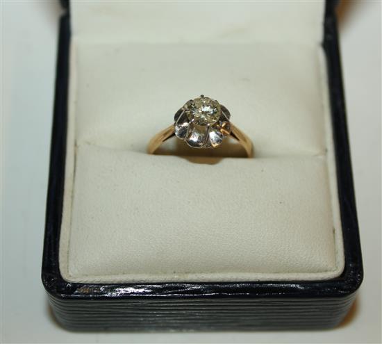 18ct half carat diamond ring